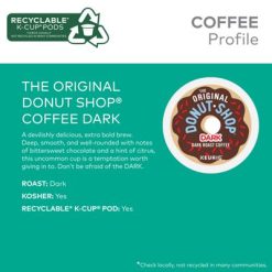 Alternative view of Keurig K-Cup Coffee Pods Donut Shop Dark Coffee