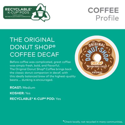 Keurig The Original Donut Shop Decaf Coffee - Image 4