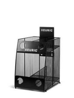 Alternative view of Keurig K-Cup Coffee Pods Mesh K-Cup Pod Storage Rack 4 Sleeve