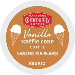 Keurig K-Cup Coffee Pods Vanilla Waffle Cone Coffee
