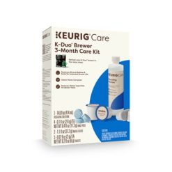 Keurig Single Serve Coffee Maker K Duo Brewer 3 Month Care Kit
