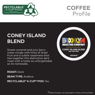Keurig K-Cup Coffee Pods Coney Island Blend Coffee - Image 4