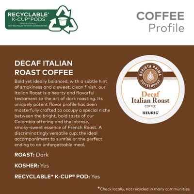 Keurig K-Cup Coffee Pods Decaf Italian Roast Coffee - Image 4