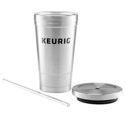 Alternative view of Keurig Travel Mug & Drinkware 16 oz Stainless Steel Iced Coffee Tumbler
